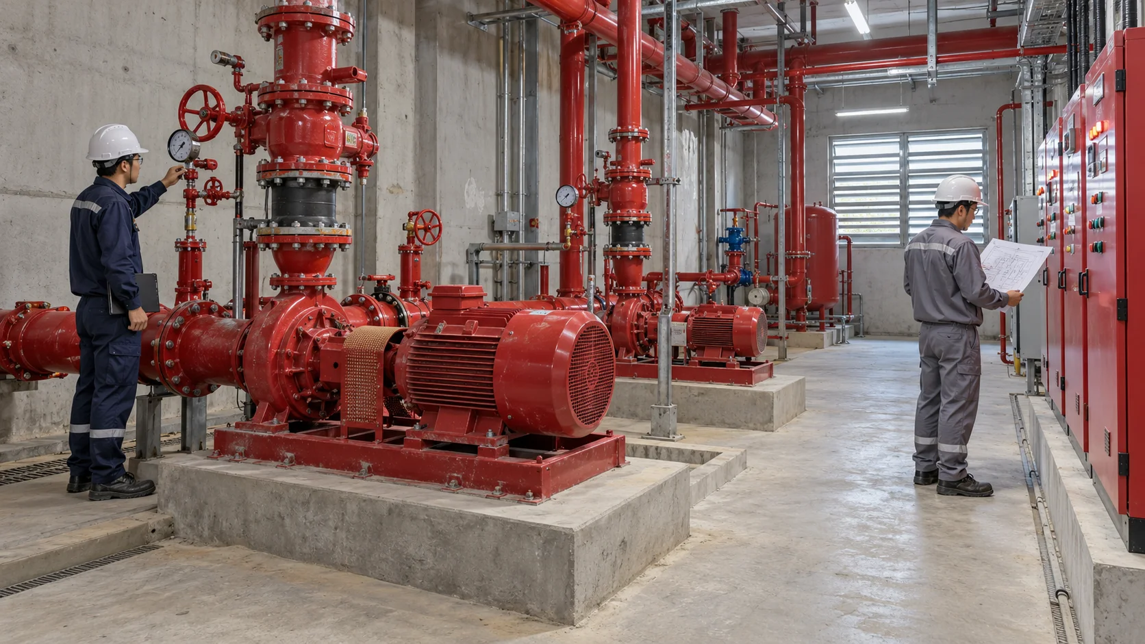Fire Pump Room: Installation and Pre-Commissioning Checklist